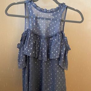 Rebecca Taylor polka dot blouse